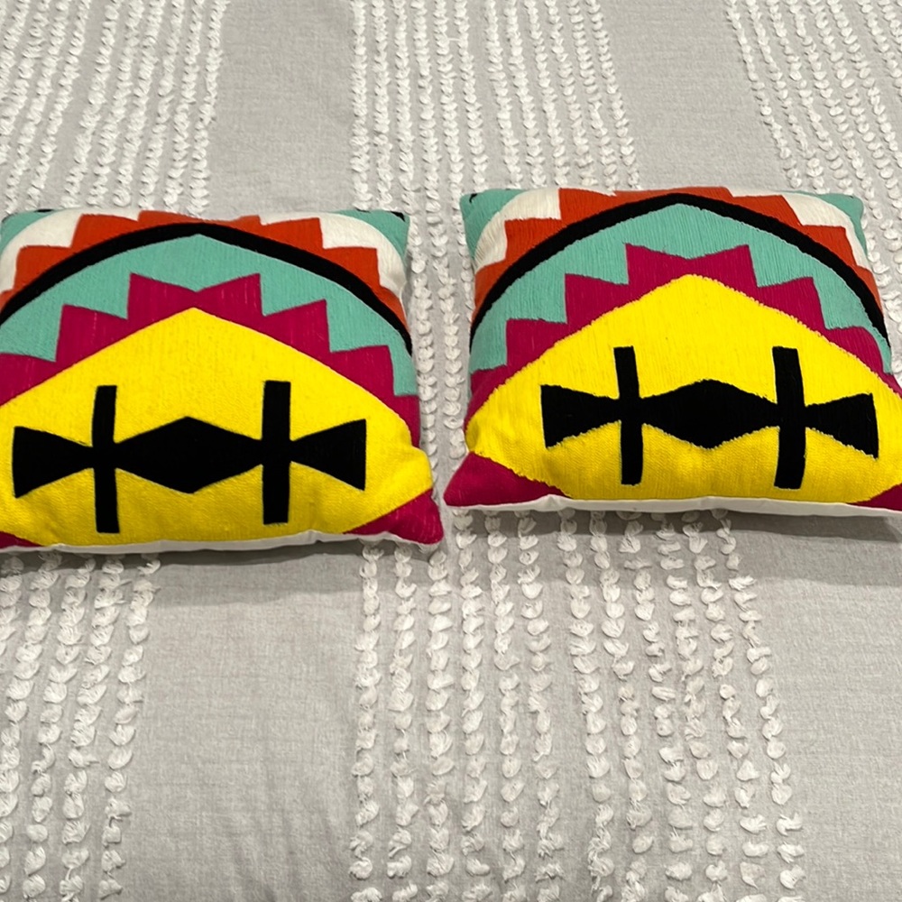 Boho pillows- never used